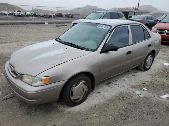TOYOTA COROLLA VE 2000 with VIN 2T1BR12E8YC383426 - Photo from auction