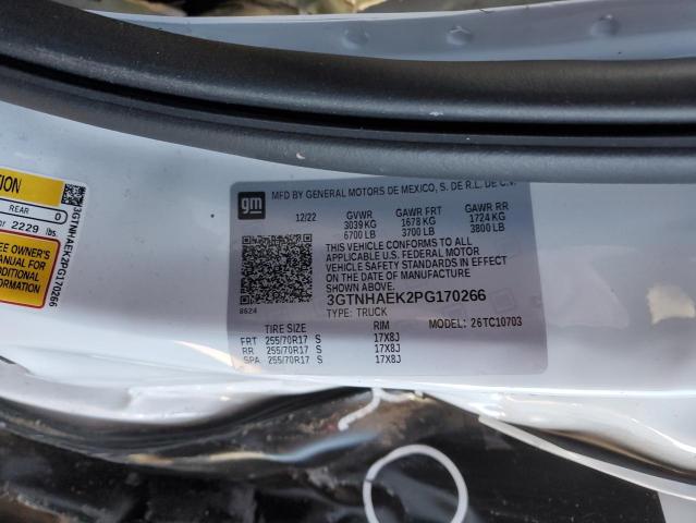 Photo 12 from auction – 2023 GMC SIERRA C15 with VIN 3GTNHAEK2PG170266