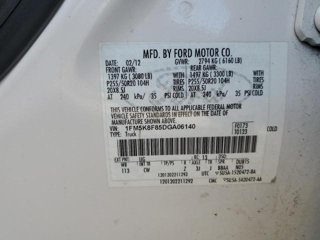 Photo 14 from auction – 2013 FORD EXPLORER L with VIN 1FM5K8F85DGA06140