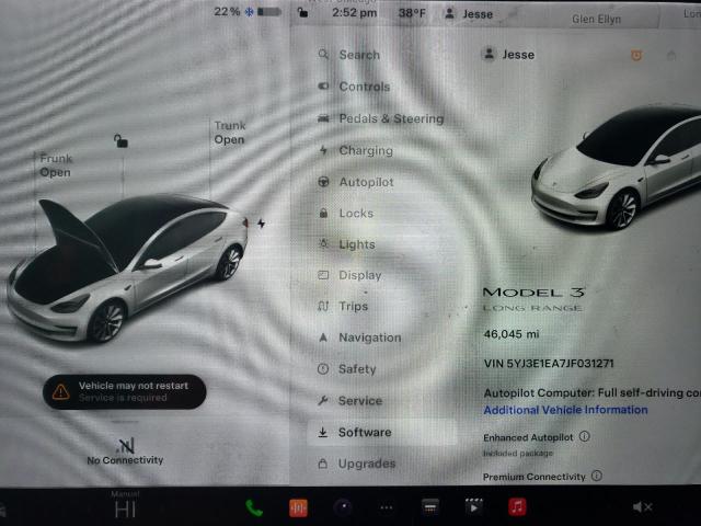 Photo 9 from auction – 2018 TESLA MODEL 3 with VIN 5YJ3E1EA7JF031271