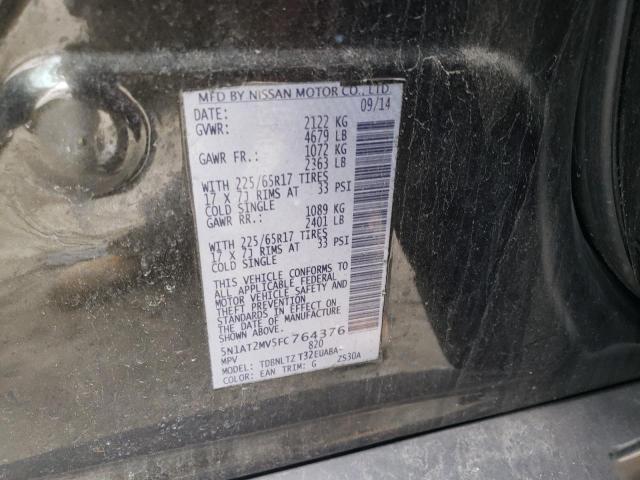 Photo 14 from auction – 2015 NISSAN ROGUE S with VIN 5N1AT2MV5FC764376