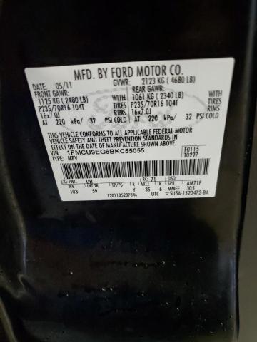 Photo 14 from auction – 2011 FORD ESCAPE LIM with VIN 1FMCU9EG6BKC55055