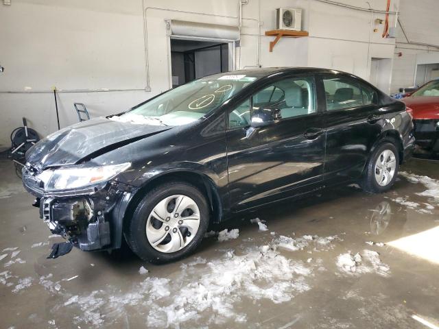 HONDA CIVIC LX 2013 with VIN 2HGFB2F50DH523833 - Photo from auction