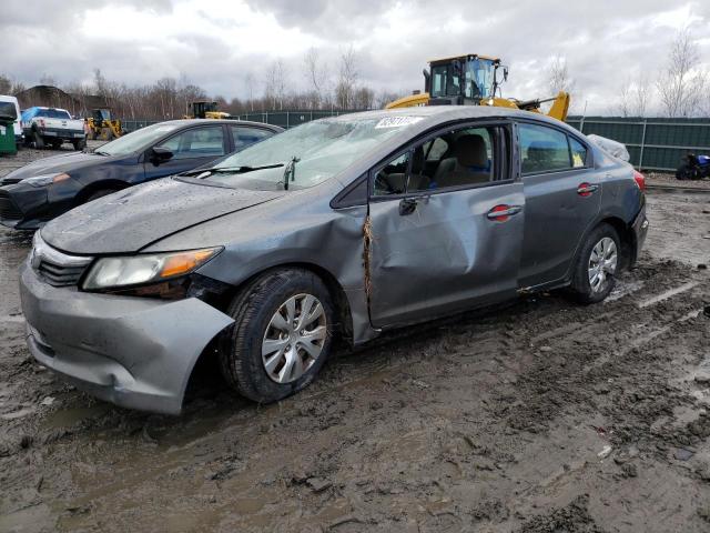 HONDA CIVIC LX 2012 with VIN 2HGFB2F57CH567441 - Photo from auction