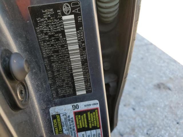 Photo 10 from auction – 2015 TOYOTA COROLLA L with VIN 2T1BURHE1FC414274