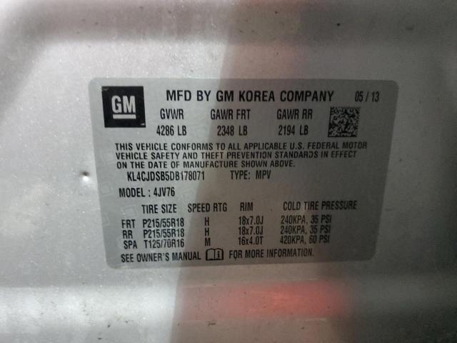 Photo 14 from auction – 2013 BUICK ENCORE PRE with VIN KL4CJDSB5DB178071