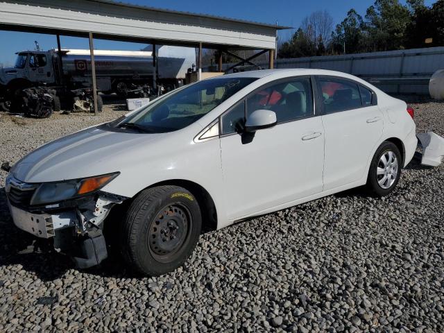 HONDA CIVIC LX 2012 with VIN 2HGFB2F52CH330405 - Photo from auction