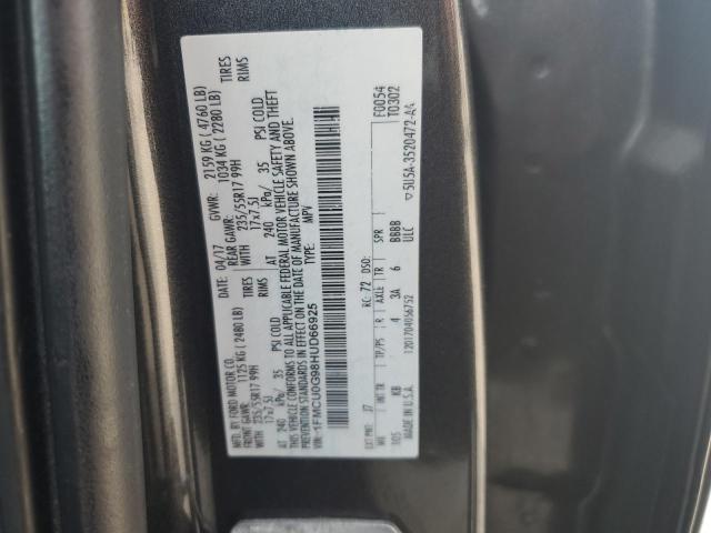 Photo 14 from auction – 2017 FORD ESCAPE SE with VIN 1FMCU0G98HUD66925