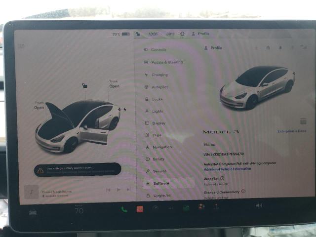 Photo 9 from auction – 2023 TESLA MODEL 3 with VIN 5YJ3E1EA3PF554781