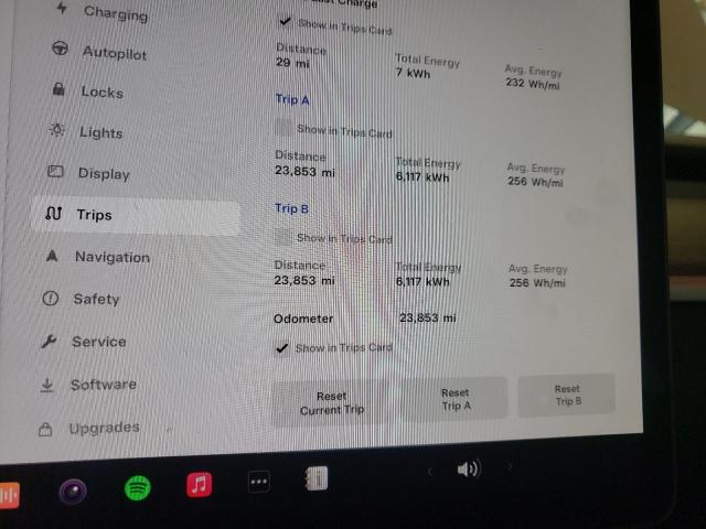 Photo 9 from auction – 2022 TESLA MODEL Y with VIN 7SAYGDEE6NF320851