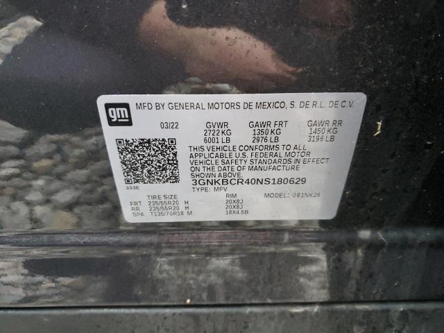 Photo 14 from auction – 2022 CHEVROLET BLAZER 2LT with VIN 3GNKBCR40NS180629