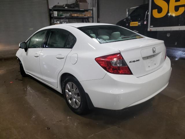 Photo 2 from auction – 2012 HONDA CIVIC LX with VIN 19XFB2F50CE078373