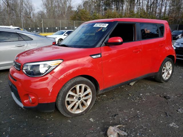 KIA SOUL + 2019 with VIN KNDJP3A50K7664546 - Photo from auction