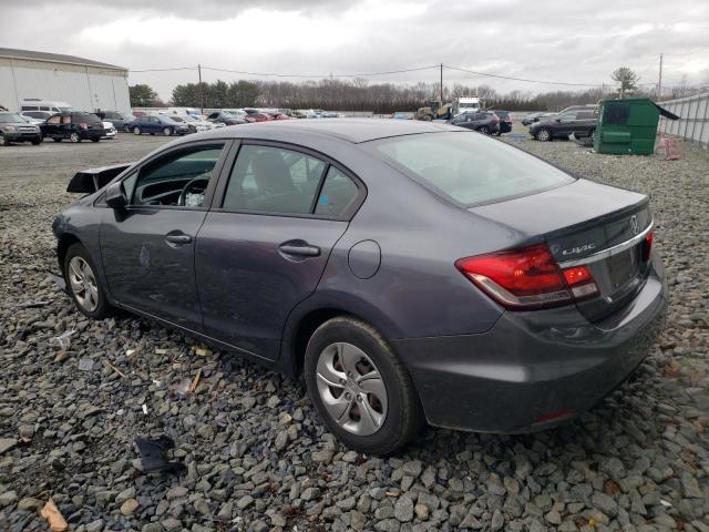 Photo 2 from auction – 2013 HONDA CIVIC LX with VIN 19XFB2F50DE225972