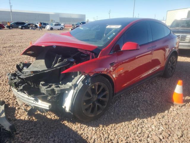 TESLA MODEL X 2022 with VIN 7SAXCBE65NF350749 - Photo from auction