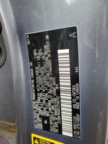 Photo 14 from auction – 2014 LEXUS RX 350 BAS with VIN 2T2BK1BAXEC248702
