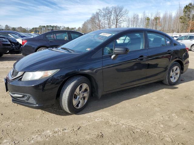 HONDA CIVIC LX 2014 with VIN 2HGFB2F57EH502284 - Photo from auction