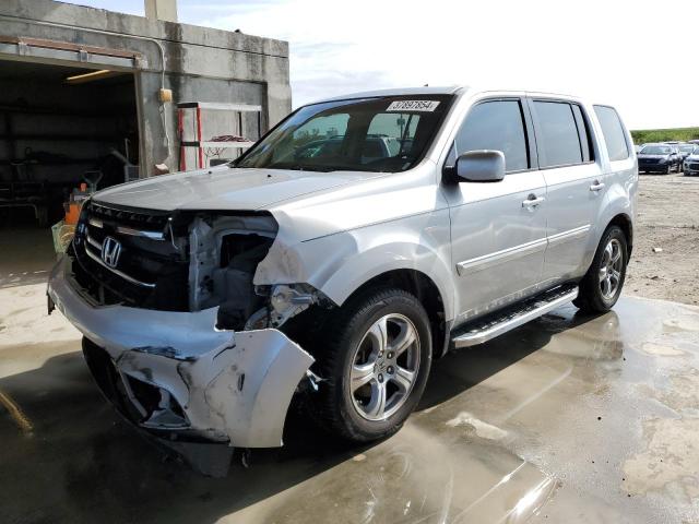 HONDA PILOT EXLN 2012 with VIN 5FNYF3H72CB021362 - Photo from auction