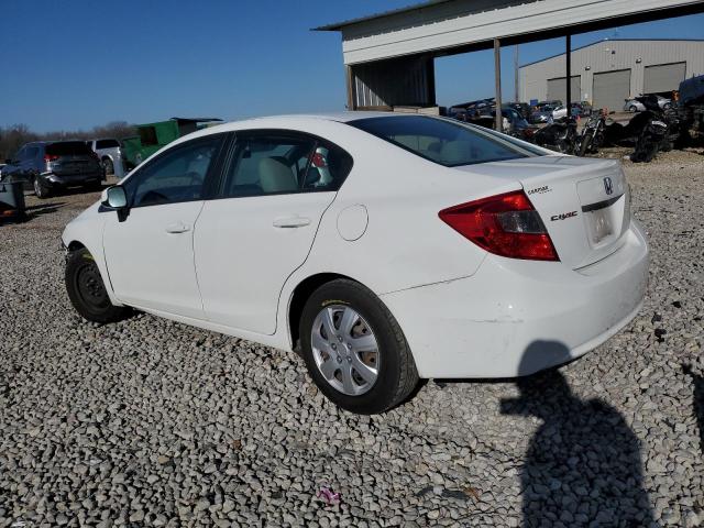 Zdjęcie 2 z aukcji – 2012 HONDA CIVIC LX z VIN 2HGFB2F52CH330405