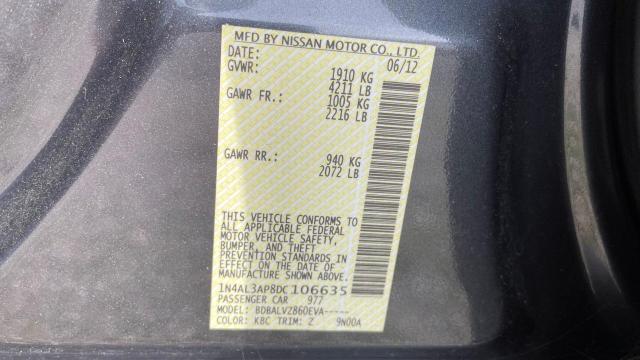 Photo 10 from auction – 2013 NISSAN ALTIMA 2.5 with VIN 1N4AL3AP8DC106635
