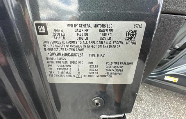 Photo 10 from auction – 2012 GMC ACADIA SLE with VIN 1GKKRNED5CJ367261