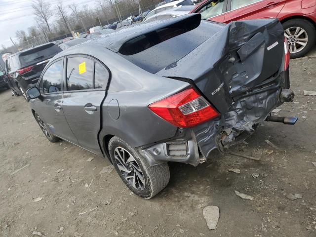 Photo 2 from auction – 2012 HONDA CIVIC LX with VIN 19XFB2F55CE102246