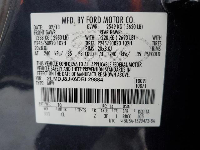 Photo 14 from auction – 2013 LINCOLN MKX with VIN 2LMDJ8JK6DBL29884