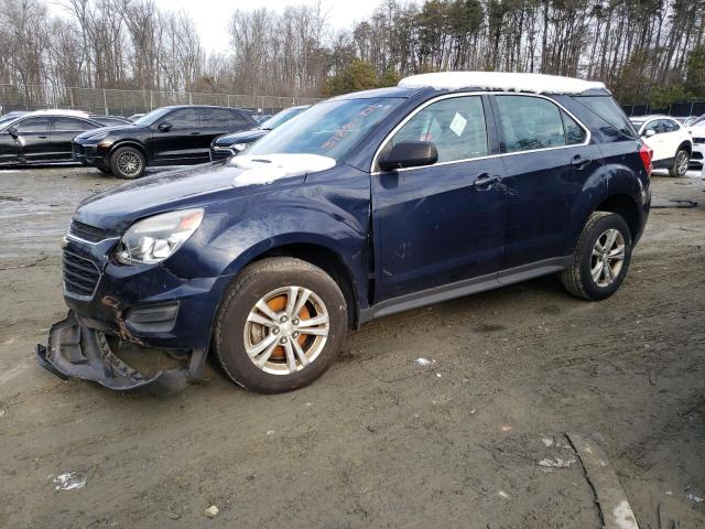 CHEVROLET EQUINOX LS 2017 with VIN 2GNALBEK4H1573623 - Photo from auction