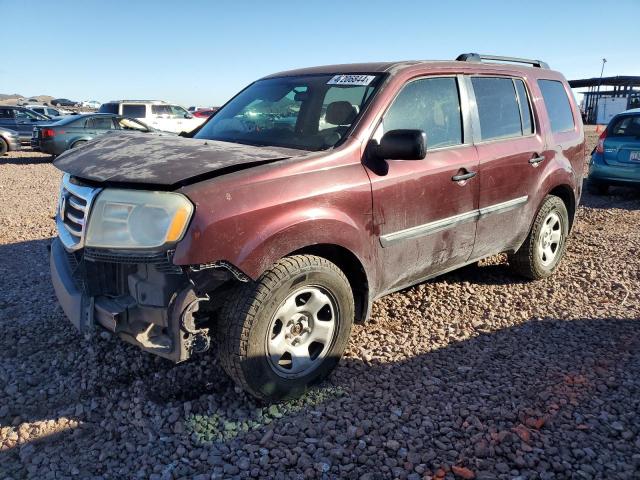 HONDA PILOT 2010 with VIN 5FNYF3H24DB012328 - Photo from auction