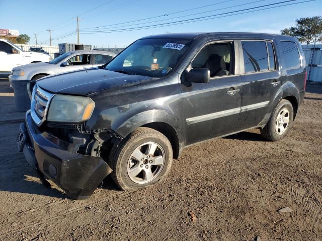 HONDA PILOT LX 2011 with VIN 5FNYF3H25BB031810 - Photo from auction