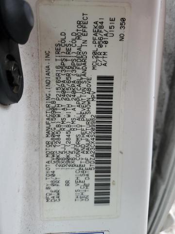 Photo 14 from auction – 2004 TOYOTA SIENNA CE with VIN 5TDZA23CX4S209982