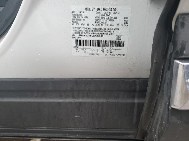 Photo 14 from auction – 2020 FORD EXPLORER X with VIN 1FMSK8DH6LGA90506