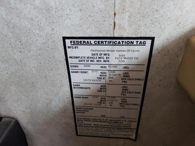 Photo 10 from auction – 2000 FORD F550 SUPER with VIN 3FCNF53S6YJA00805