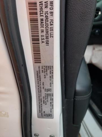 Photo 14 from auction – 2021 DODGE DURANGO GT with VIN 1C4RDJDGXMC661581