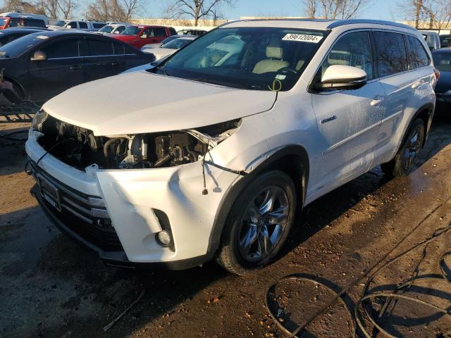 TOYOTA HIGHLANDER 2017 with VIN 5TDDGRFH9HS023736 - Photo from auction