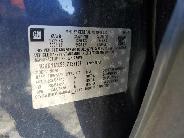 Photo 14 from auction – 2018 GMC ACADIA SLT with VIN 1GKKNMLS8JZ127157