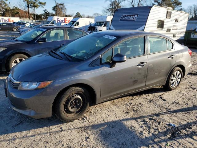 HONDA CIVIC LX 2012 with VIN 19XFB2F54CE043657 - Photo from auction