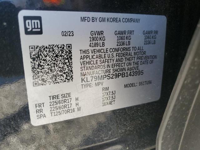 Photo 14 from auction – 2023 CHEVROLET TRAILBLAZE with VIN KL79MPS29PB143995