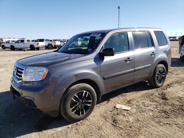 HONDA PILOT LX 2014 with VIN 5FNYF4H20EB007117 - Photo from auction