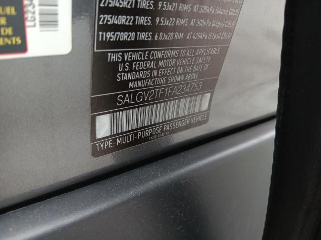 Photo 10 from auction – 2015 LAND ROVER RANGE ROVE with VIN SALGV2TF1FA234753