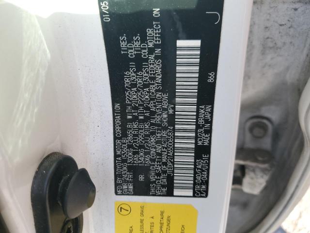 Photo 14 from auction – 2005 TOYOTA HIGHLANDER with VIN JTEDP21A650065874