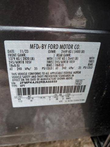 Photo 14 from auction – 2024 FORD EDGE SEL with VIN 2FMPK4J92RBA66859