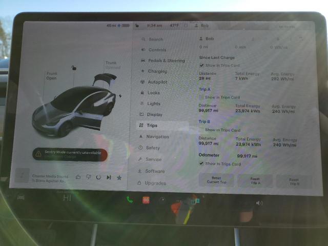Photo 9 from auction – 2017 TESLA MODEL 3 with VIN 5YJ3E1EA6HF000040
