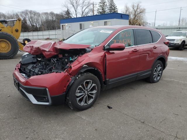 Photo 1 from auction – 2022 HONDA CR-V EX with VIN 7FARW2H55NE045031