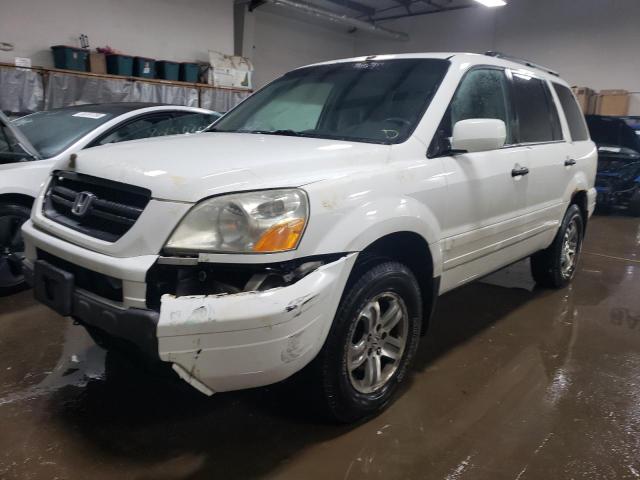 HONDA PILOT EX 2005 with VIN 5FNYF18455B061464 - Photo from auction