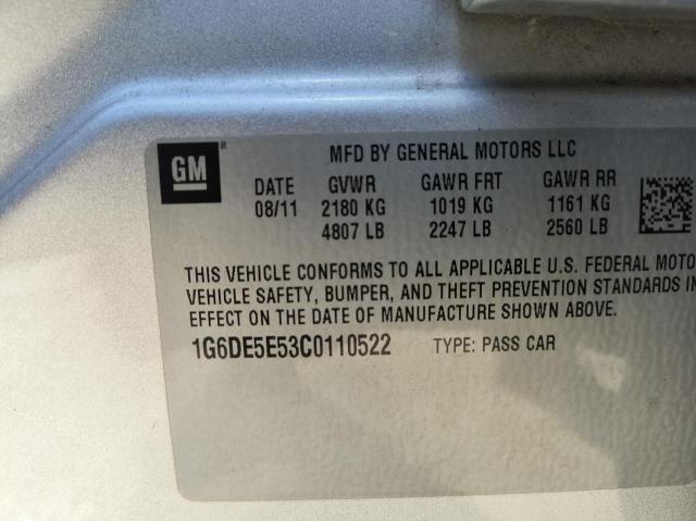 Photo 10 from auction – 2012 CADILLAC CTS LUXURY with VIN 1G6DE5E53C0110522