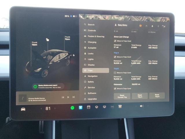 Photo 9 from auction – 2020 TESLA MODEL 3 with VIN 5YJ3E1EC0LF641663