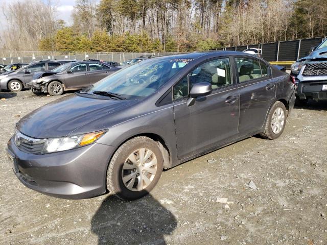 HONDA CIVIC LX 2012 with VIN 19XFB2F5XCE381242 - Photo from auction