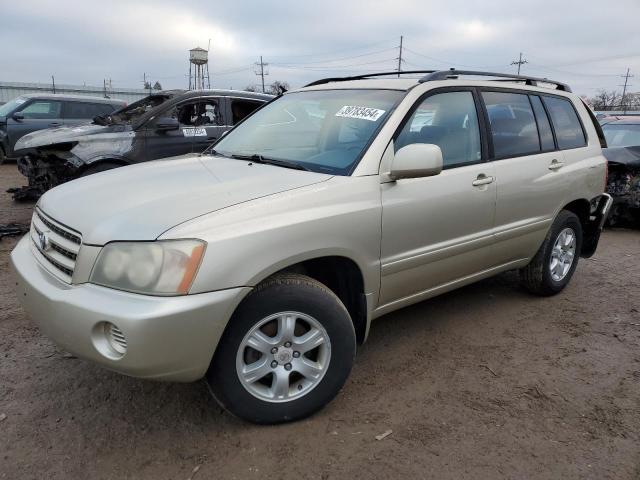 TOYOTA HIGHLANDER 2001 with VIN JTEHF21A010024297 - Photo from auction