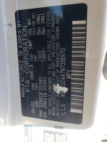 Photo 14 from auction – 2022 KIA SELTOS S with VIN KNDEU2AA7N7318970
